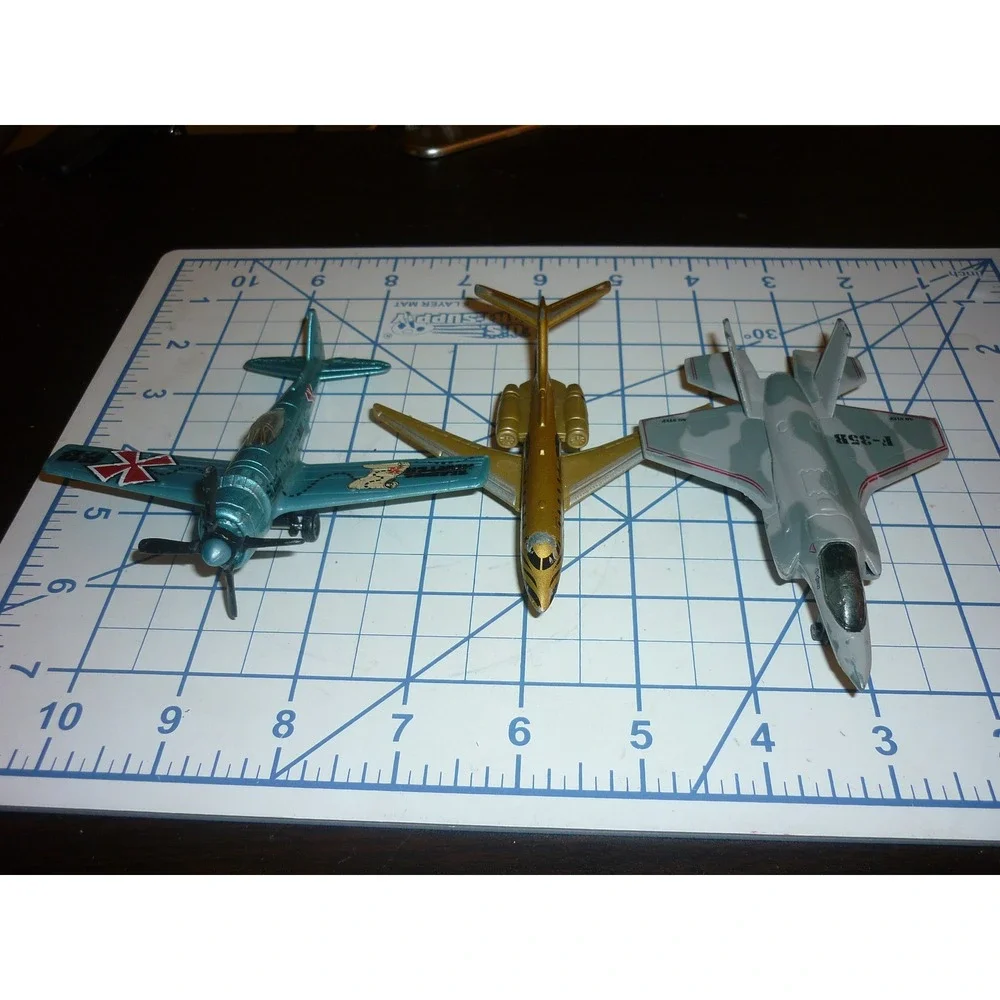 Matchbox Diecast Plane Lot 3pc F-35B‎ Lightning II Cessna Citation X F4U Corsair